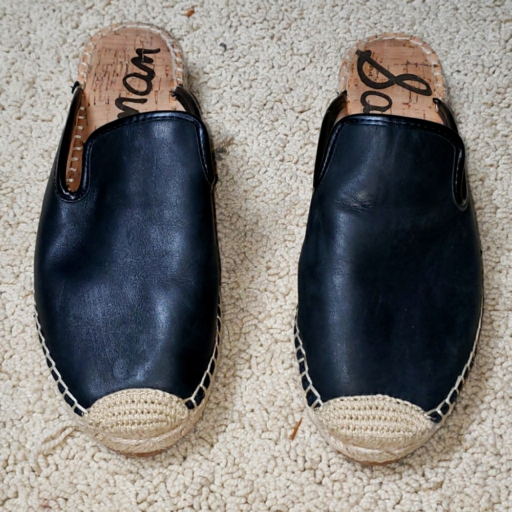 Sam Edleman Kerry black Mules size 9